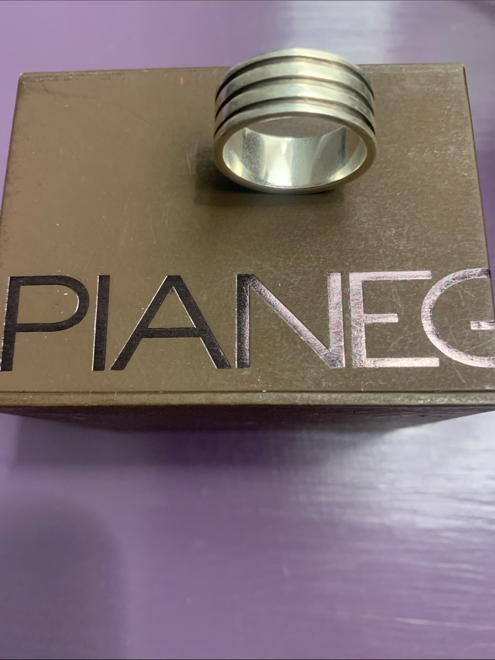 Pianegonda Wide 925 Sterling Silver Ring